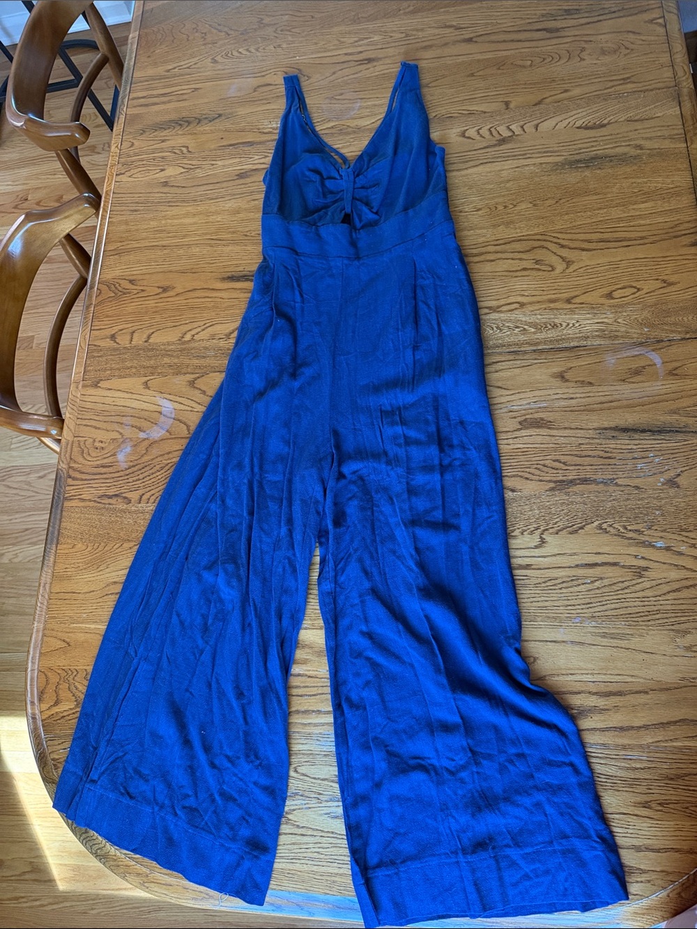 Women’s Blue Wide-Leg Jumpsuit